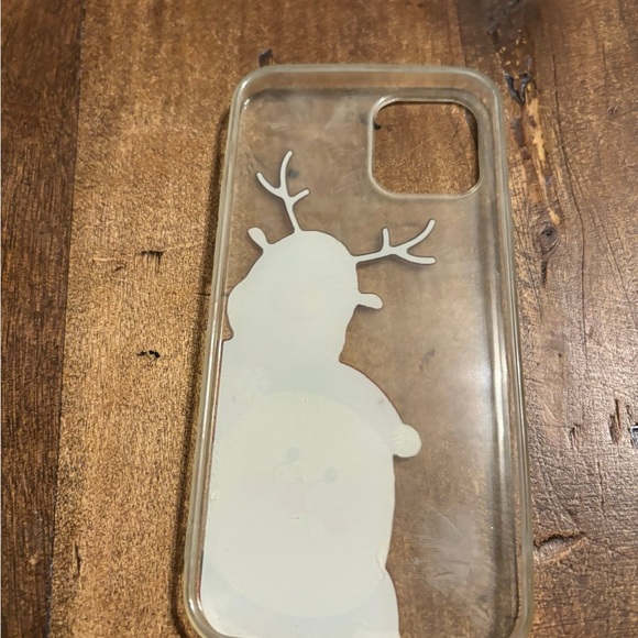 Christmas Santa and Reindeer Phone Case - Picture 4 of 4